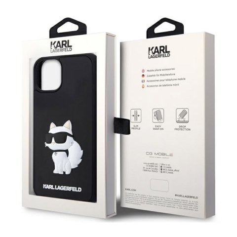 Karl Lagerfeld 3D Rubber NFT Choupette - Etui iPhone 14 (Czarny) Karl Lagerfeld Karl Lagerfeld 3D Rubber NFT Choupette - Etui iPhone 14 (Czarny) Karl Lagerfeld