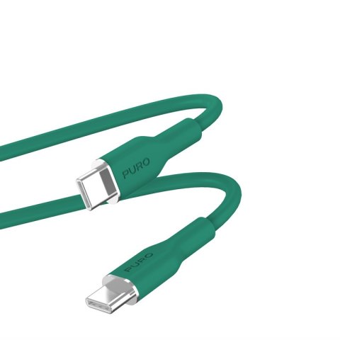 PURO ICON Soft Cable - Kabel USB-C do USB-C 1.5 m (Jade) Puro PURO ICON Soft Cable - Kabel USB-C do USB-C 1.5 m (Jade) Puro