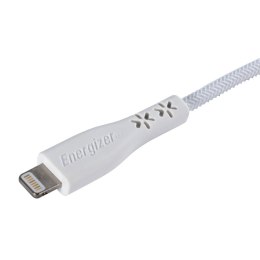 Energizer HardCase - Kabel połączeniowy USB-C do Lightning certyfikat MFi 1.2m (Biały) dożywotnia gwarancja Energizer