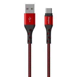 Energizer Ultimate - Kabel połączeniowy USB-A do USB-C 2m (Czerwony) Energizer