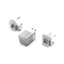 Energizer Ultimate - Ładowarka sieciowa podróżna Multiplug EU / UK / US GaN USB-C 20W PD (Srebrny) Energizer
