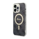 Guess 4G MagSafe - Etui iPhone 14 Pro Max (Czarny) Guess