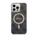 Guess 4G MagSafe - Etui iPhone 14 Pro Max (Czarny) Guess