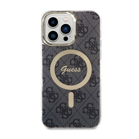 Guess 4G MagSafe - Etui iPhone 14 Pro Max (Czarny) Guess Guess 4G MagSafe - Etui iPhone 14 Pro Max (Czarny) Guess