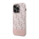 Guess GCube Stripes MagSafe - Etui iPhone 14 Pro Max (Różowy) Guess