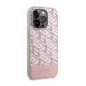Guess GCube Stripes MagSafe - Etui iPhone 14 Pro Max (Różowy) Guess