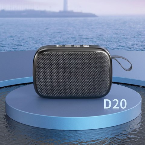 WEKOME D20 - Przenośny bezprzewodowy głośnik Bluetooth V5.0 (Czarny) Wekome WEKOME D20 - Przenośny bezprzewodowy głośnik Bluetooth V5.0 (Czarny) Wekome