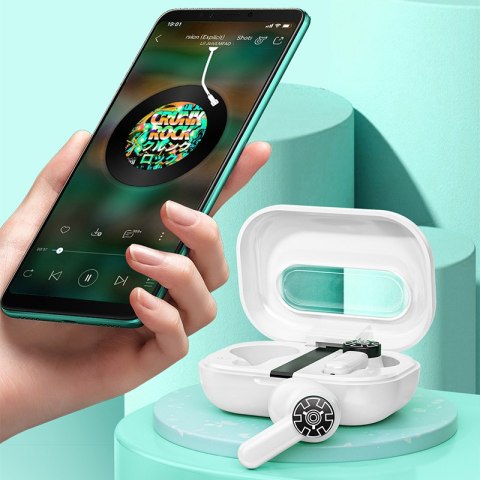 WEKOME VA06 Vanguard Series - Bezprzewodowe słuchawki Bluetooth V5.2 TWS z etui ładującym (Zielony) Wekome WEKOME VA06 Vanguard Series - Bezprzewodowe słuchawki Bluetooth V5.2 TWS z etui ładującym (Zielony) Wekome