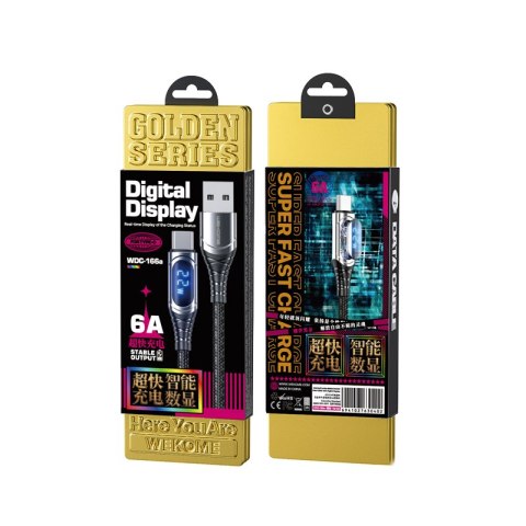 WEKOME WDC-166 Sakin Series - Kabel połączeniowy USB-A do Lightning 6A Fast Charging 1 m (Tarnish) Wekome WEKOME WDC-166 Sakin Series - Kabel połączeniowy USB-A do Lightning 6A Fast Charging 1 m (Tarnish) Wekome