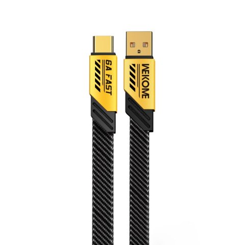 WEKOME WDC-190 Mecha Series - Kabel połączeniowy USB-A do USB-C Fast Charging 1 m (Żółty) Wekome WEKOME WDC-190 Mecha Series - Kabel połączeniowy USB-A do USB-C Fast Charging 1 m (Żółty) Wekome