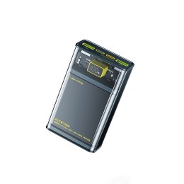 WEKOME WP-321 Vanguard Series - Power bank 20000 mAh Super Charging PD 20W + QC 22.5W (Czarny / Przezroczysty) Wekome