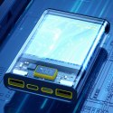 WEKOME WP-321 Vanguard Series - Power bank 20000 mAh Super Charging PD 20W + QC 22.5W (Czarny / Przezroczysty) Wekome