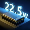 WEKOME WP-321 Vanguard Series - Power bank 20000 mAh Super Charging PD 20W + QC 22.5W (Czarny / Przezroczysty) Wekome
