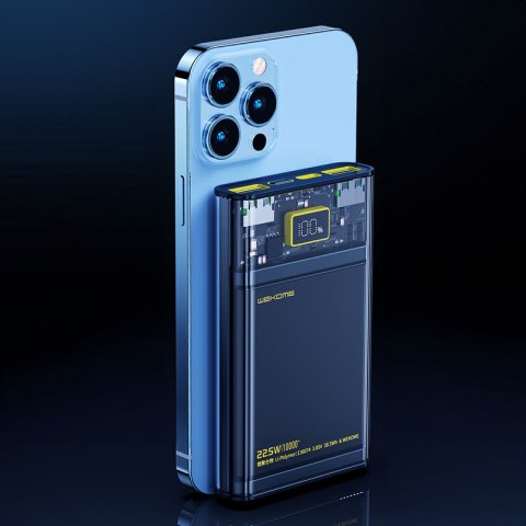 WEKOME WP-321 Vanguard Series - Power bank 20000 mAh Super Charging PD 20W + QC 22.5W (Czarny / Przezroczysty) Wekome WEKOME WP-321 Vanguard Series - Power bank 20000 mAh Super Charging PD 20W + QC 22.5W (Czarny / Przezroczysty) Wekome