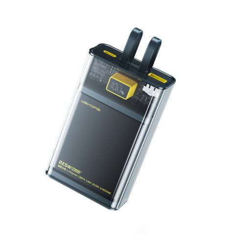WEKOME WP-325 Vanguard Series - Power bank 20000 mAh Super Charging z wbudowanym kablem USB-C & Lightning PD 20W + QC 22.5W (Cza Wekome
