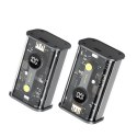 WEKOME WP-333 Vanguard Series - Power bank 10000 mAh Super Charging PD 20W + QC 22.5W (Czarny / Przezroczysty) Wekome
