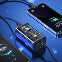 WEKOME WP-333 Vanguard Series - Power bank 10000 mAh Super Charging PD 20W + QC 22.5W (Czarny / Przezroczysty) Wekome
