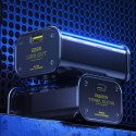WEKOME WP-333 Vanguard Series - Power bank 10000 mAh Super Charging PD 20W + QC 22.5W (Czarny / Przezroczysty) Wekome