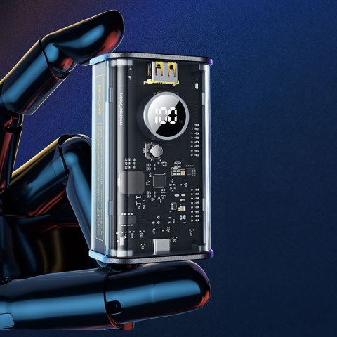 WEKOME WP-345 Vanguard Series - Power bank 10000 mAh Fast Charging z wbudowanym kablem USB-C & Lightning PD 20W + QC 22.5W (Czar Wekome WEKOME WP-345 Vanguard Series - Power bank 10000 mAh Fast Charging z wbudowanym kablem USB-C & Lightning PD 20W + QC 22.5W (Czar Wekome