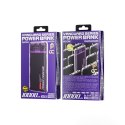 WEKOME WP-353 Vanguard Series - Power bank 10000 mAh PD 20W + QC 22.5W (Fioletowy / Przezroczysty) Wekome