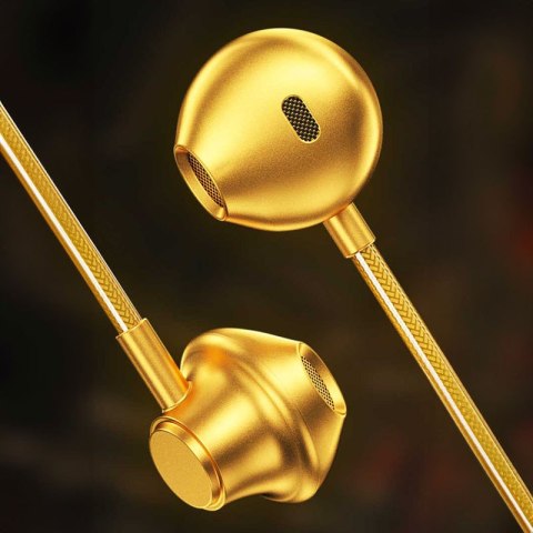 WEKOME YC05 Sakin Series - Słuchawki przewodowe jack 3,5 mm (Złoty) Wekome WEKOME YC05 Sakin Series - Słuchawki przewodowe jack 3,5 mm (Złoty) Wekome