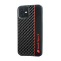 Audi Carbon Fiber Stripe - Etui iPhone 11 (Czarny) Audi