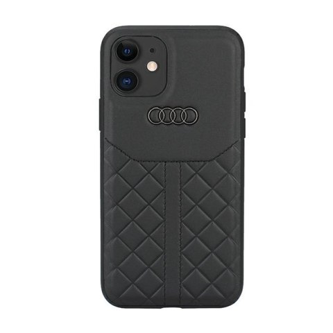 Audi Genuine Leather - Etui iPhone 12 / iPhone 12 Pro (Czarny) Audi Audi Genuine Leather - Etui iPhone 12 / iPhone 12 Pro (Czarny) Audi