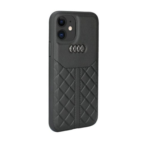 Audi Genuine Leather - Etui iPhone 12 / iPhone 12 Pro (Czarny) Audi Audi Genuine Leather - Etui iPhone 12 / iPhone 12 Pro (Czarny) Audi