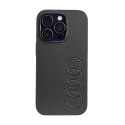 Audi Synthetic Leather - Etui iPhone 14 Pro (Czarny) Audi