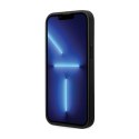 BMW Leather Carbon Blue Line - Etui iPhone 13 Pro (Czarny) BMW