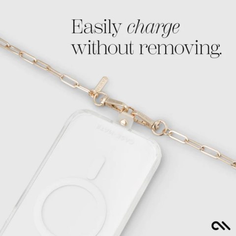 Case-Mate Phone Crossbody Chain - Smycz / Łańcuszek na ramię do telefonu (Gold) Case-Mate Case-Mate Phone Crossbody Chain - Smycz / Łańcuszek na ramię do telefonu (Gold) Case-Mate