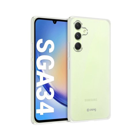 Crong Crystal Slim Cover - Etui Samsung Galaxy A34 5G (przezroczysty) Crong Crong Crystal Slim Cover - Etui Samsung Galaxy A34 5G (przezroczysty) Crong