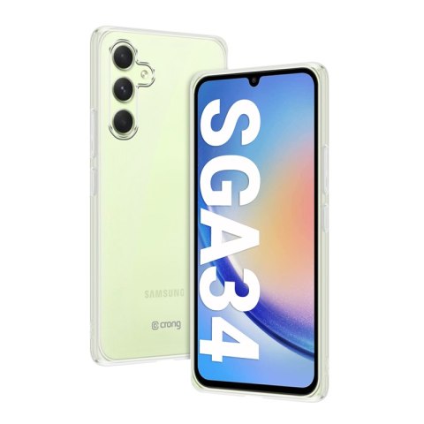 Crong Crystal Slim Cover - Etui Samsung Galaxy A34 5G (przezroczysty) Crong Crong Crystal Slim Cover - Etui Samsung Galaxy A34 5G (przezroczysty) Crong