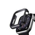 Crong Hybrid Watch Case - Etui ze szkłem Apple Watch 41mm (Black) Crong