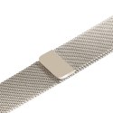 Crong Milano Steel - Pasek ze stali nierdzewnej do Apple Watch 38/40/41/42 mm (szampański) Crong