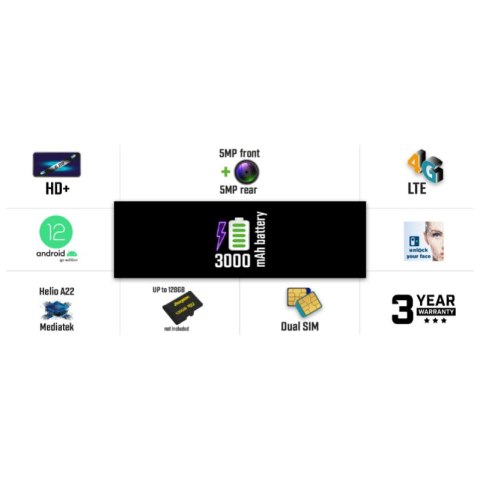 Energizer Ultimate U608S - Smartfon 2GB RAM 32GB 6,08" 4G LTE Dual Sim EU (Czarny) Energizer Energizer Ultimate U608S - Smartfon 2GB RAM 32GB 6,08" 4G LTE Dual Sim EU (Czarny) Energizer