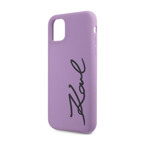 Karl Lagerfeld Silicone Signature - Etui iPhone 11 (Fioletowy) Karl Lagerfeld Karl Lagerfeld Silicone Signature - Etui iPhone 11 (Fioletowy) Karl Lagerfeld