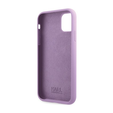 Karl Lagerfeld Silicone Signature - Etui iPhone 11 (Fioletowy) Karl Lagerfeld Karl Lagerfeld Silicone Signature - Etui iPhone 11 (Fioletowy) Karl Lagerfeld