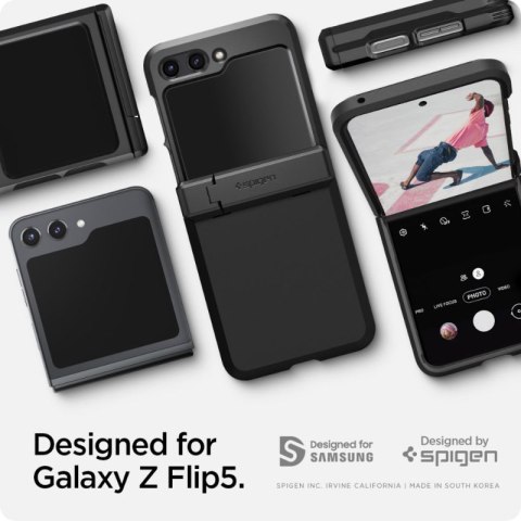 Spigen Tough Armor Pro - Etui do Samsung Galaxy Z Flip 5 (Czarny) Spigen Spigen Tough Armor Pro - Etui do Samsung Galaxy Z Flip 5 (Czarny) Spigen