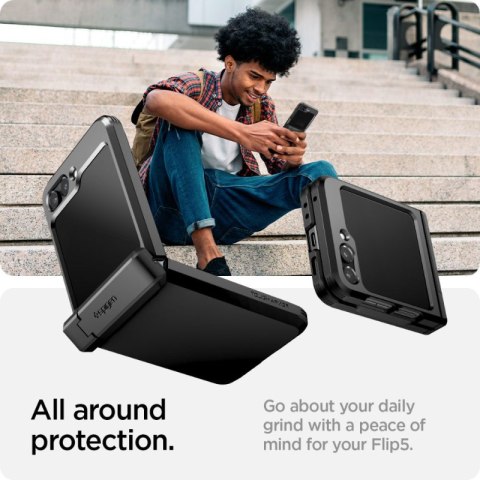 Spigen Tough Armor Pro - Etui do Samsung Galaxy Z Flip 5 (Czarny) Spigen Spigen Tough Armor Pro - Etui do Samsung Galaxy Z Flip 5 (Czarny) Spigen