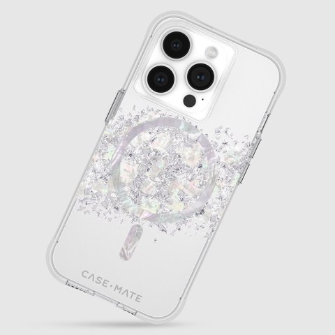 Case-Mate Karat MagSafe - Etui iPhone 15 Pro zdobione masą perłową (A Touch of Pearl) Case-Mate Case-Mate Karat MagSafe - Etui iPhone 15 Pro zdobione masą perłową (A Touch of Pearl) Case-Mate
