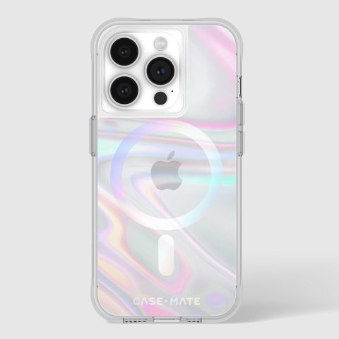 Case-Mate Soap Bubble MagSafe - Etui iPhone 15 Pro (Iridescent) Case-Mate Case-Mate Soap Bubble MagSafe - Etui iPhone 15 Pro (Iridescent) Case-Mate