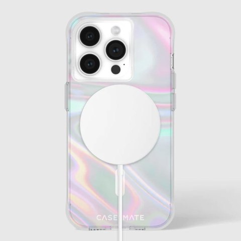 Case-Mate Soap Bubble MagSafe - Etui iPhone 15 Pro (Iridescent) Case-Mate Case-Mate Soap Bubble MagSafe - Etui iPhone 15 Pro (Iridescent) Case-Mate