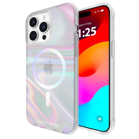 Case-Mate Soap Bubble MagSafe - Etui iPhone 15 Pro Max (Iridescent) Case-Mate Case-Mate Soap Bubble MagSafe - Etui iPhone 15 Pro Max (Iridescent) Case-Mate