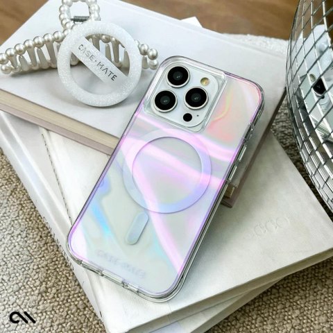 Case-Mate Soap Bubble MagSafe - Etui iPhone 15 Pro Max (Iridescent) Case-Mate Case-Mate Soap Bubble MagSafe - Etui iPhone 15 Pro Max (Iridescent) Case-Mate