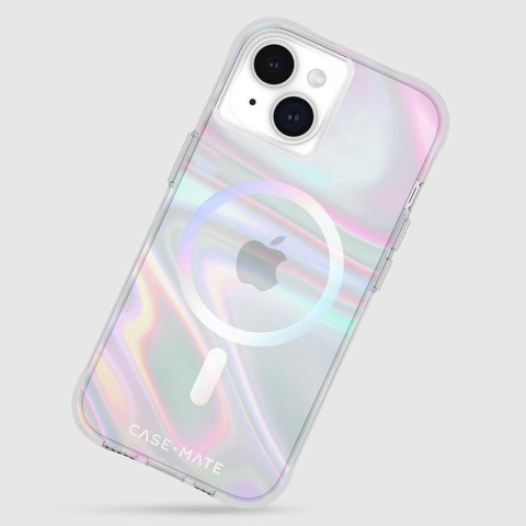 Case-Mate Soap Bubble MagSafe - Etui iPhone 15 / iPhone 14 / iPhone 13 (Iridescent) Case-Mate Case-Mate Soap Bubble MagSafe - Etui iPhone 15 / iPhone 14 / iPhone 13 (Iridescent) Case-Mate