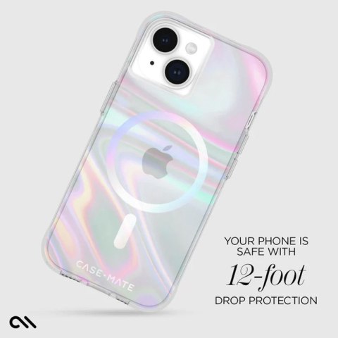 Case-Mate Soap Bubble MagSafe - Etui iPhone 15 / iPhone 14 / iPhone 13 (Iridescent) Case-Mate Case-Mate Soap Bubble MagSafe - Etui iPhone 15 / iPhone 14 / iPhone 13 (Iridescent) Case-Mate