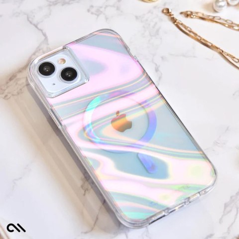 Case-Mate Soap Bubble MagSafe - Etui iPhone 15 / iPhone 14 / iPhone 13 (Iridescent) Case-Mate Case-Mate Soap Bubble MagSafe - Etui iPhone 15 / iPhone 14 / iPhone 13 (Iridescent) Case-Mate
