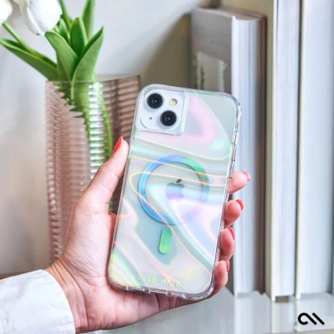 Case-Mate Soap Bubble MagSafe - Etui iPhone 15 / iPhone 14 / iPhone 13 (Iridescent) Case-Mate Case-Mate Soap Bubble MagSafe - Etui iPhone 15 / iPhone 14 / iPhone 13 (Iridescent) Case-Mate