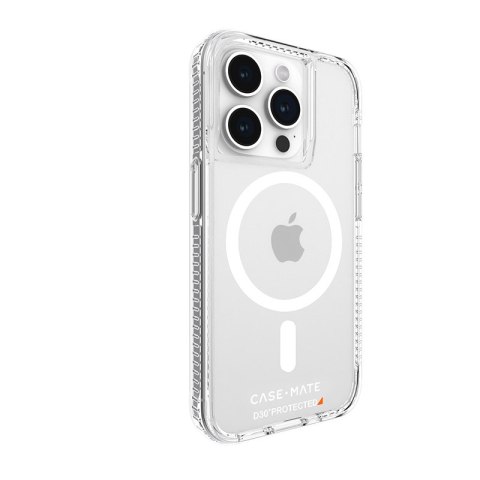 Case-Mate Ultra Tough Plus D3O MagSafe - Etui iPhone 15 Pro (Clear) Case-Mate Case-Mate Ultra Tough Plus D3O MagSafe - Etui iPhone 15 Pro (Clear) Case-Mate
